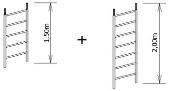 Pracovní věž / lešení Eurosolo-S40 (pojízdné) - NOVÉ - 8