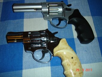 Prodám zánovní flobert revolver ALFA 441 v chromu, skupina D - 8