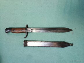 Legionářský útočný nůž upravený  Arisaka s pochvou - 8