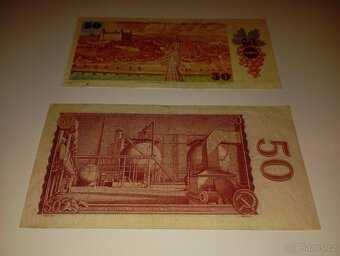 BANKOVKY 50 KČS, NEJVZÁCNĚJŠÍ VYDANÉ SÉRIE JEDNOTLIVÝCH EMIÍ - 8