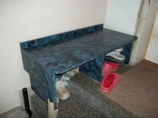 Předsin nabytek mramor modry 7ks - 8