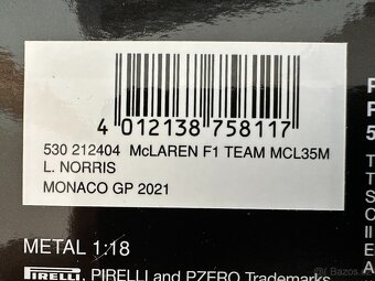 MODEL MCLAREN MCL35M MINICHAMPS 1:18 LIMIT 1320 KS - 8