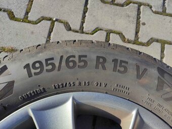 ALU LITÁ KOLA VW GOLF 7,OCTAVIA III 5x112,195/65/15 - 8