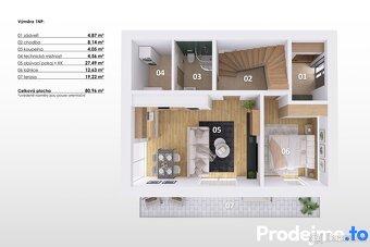 Prodej rodinného domu č. 5 - 5+kk, 116 m2 - Beřovice - 8