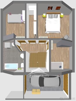 Pronájem rodinného domu 161 m2 se zahradou 216 m2 + G + T, - 8