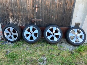 ALU kola R17 Škoda Denom letní pneu 225/45 7J ET49 - 8
