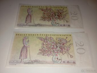BANKOVKY 20 KČS 1949, 1. VYDANÁ SÉRIE A - 8