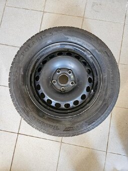 Zim.kola- Barum 195/65 R15 plech.disk 6Jx15 ET 47 + poklice - 8