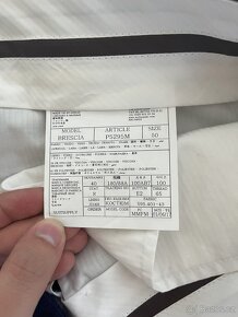 Nový vlněný oblek Suitsupply Lazio Blue vel. 50 - 8