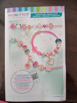 Dětská dívčí sada na výrobu náramků - make it real - 8