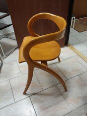 Vzácná dizajnová židle - A. Sibau, Made in Italy - 8