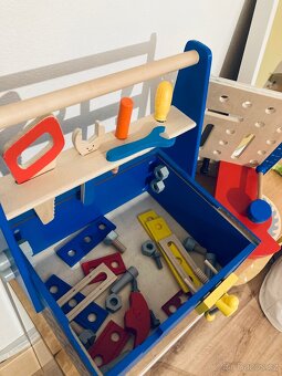 Woody dřevěný kutilský ponk / box s cirkulárkou - 8