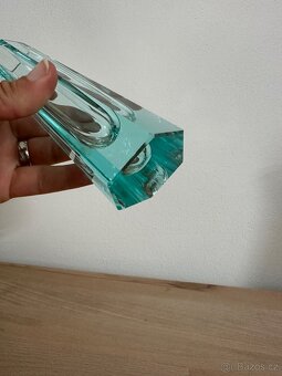 Váza Moser. Uranové sklo - 8