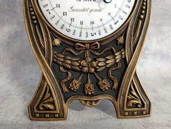 Velmi pěkné jednomiskové litinové 10kg váhy po renovaci - 8