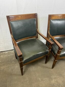 Starožitné elegantní křesla (136016) - 8