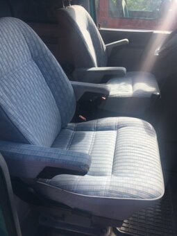 VW T4 multivan kapitanske sedacky s loketkami lavice - 8