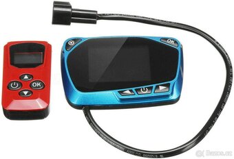Naftové topení, dálkový ovladač s LCD, 12V a 220 V, odpočet - 8