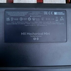 Logitech MX Mini Mechanical Space Grey Mac Keyboard - 8