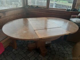 Rozkládací starožitný stůl - 8