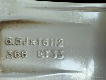 R16 ORIG.ZIMNÍ ALU KOLA 5x112 VW SHARAN 205/60/16 - 8