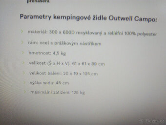 KEMPINGOVÉ ŽIDLE - 8