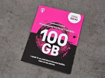 T-Mobile SIM karta 100gb s kreditem 300 Kč - 8