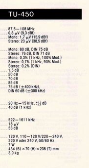 DENON TU-450 (r.1987) - 8