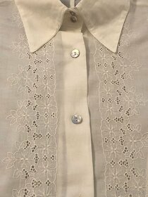 Dámská bílá košile - 8