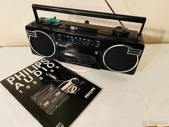 Radiomagnetofon Philips D 8090, rok 1988, REZERVACE - 8