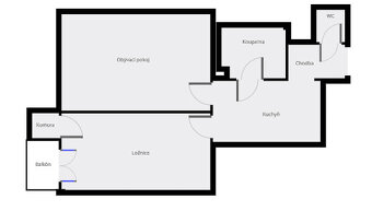Pronájem bytu 2+1, Tolstého 24.000,-, Praha - Vršovice, Prah - 8