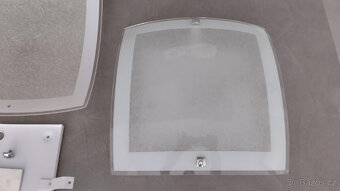 3+1ZDARMA NÁSTĚNNÉ SVÍTIDLO RABALUX 3838 CHARLES SKLO / KOV - 8