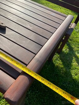 Venkovní dětský sedací set ze dřeva - 8