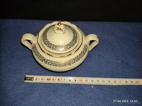 Retro set šálků s cukřenkou - 8