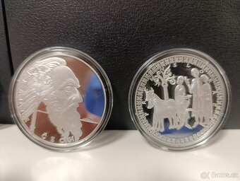 Historie českého národa - sada medailí Ag Proof - 8