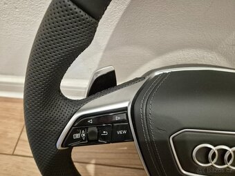 KOZENY VOLANT AUDI ZREZANY S PADLAMI AIRBAGEM - 8