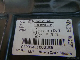 VW Polo originál levé přední světlo 6C1941005 model 2014-17 - 8