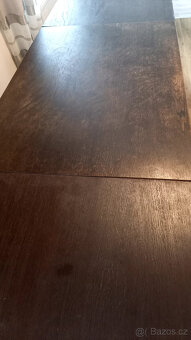 Jídelní rozkládací stůl se židlemi z roku 1952 - 8