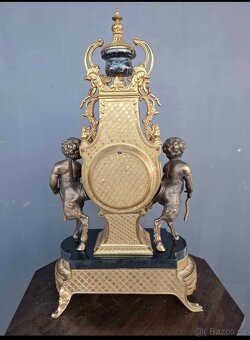 Starožitné bronzové hodiny Imperial - 8