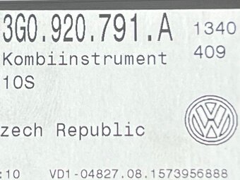 Virtual cocpit 3G0920791A VW Passat B8 r.v. 2016 - 8