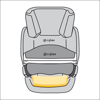 SUPER STAV autosedačka Cybex ISIS FIX 9 měsíců - 12 let - 8