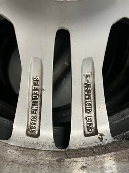 Kola audi R18 Speedline 7.5xJ18H2 ET 29, 5x112 - 8