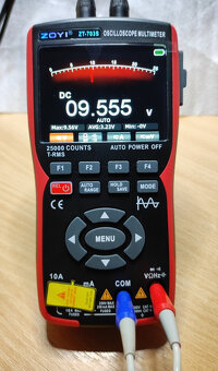 Osciloskop/multimetr/generátor ZOYI ZT-703S 50MHz 3v1 NOVÝ - 8