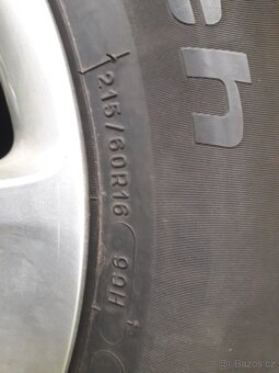 215/60R16 99H + originalni ALU Škoda 7x16 5x112 ET45 - 8