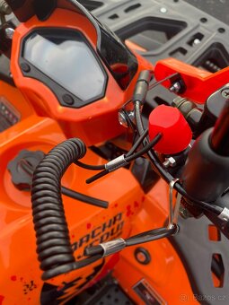 Dětská čtyřkolka Piranha Veyron 125cc 1G8 oranžová - 8
