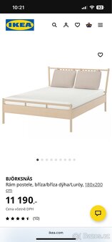 Postel IKEA BJÖRKSNÄS (+ matrace nebo bez) - 8