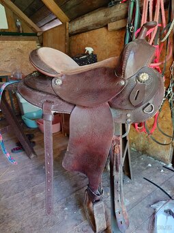 Široké westernové sedlo - 8