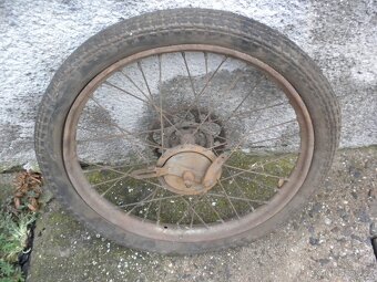 JAWA Robot zadní kolo kompletní zachovalé,možná i výměna - 8