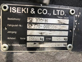 Traktor pro komunální vozidla Iseki SF 370 - 8