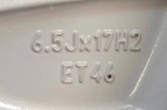 Disky na Volkswagen, Škoda, Seat - 5x112 ET46 6,5Jx17" 57,1 - 8