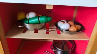 Dětská drevena kuchyňka s příslušenstvím - 8